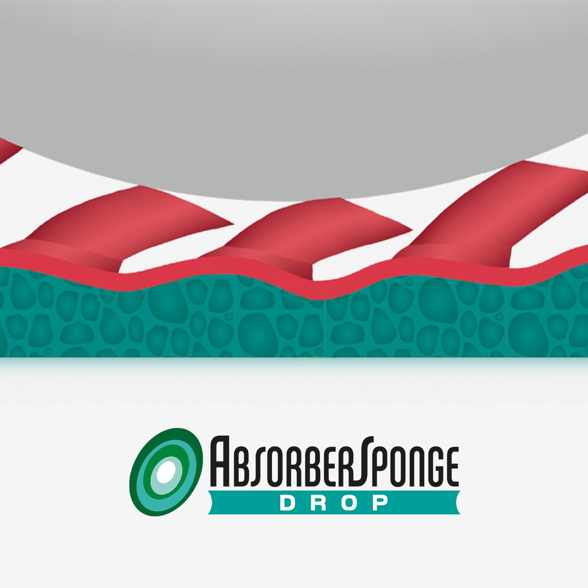 Butterfly Ilius B Long Pips: Absorber Sponge Logo